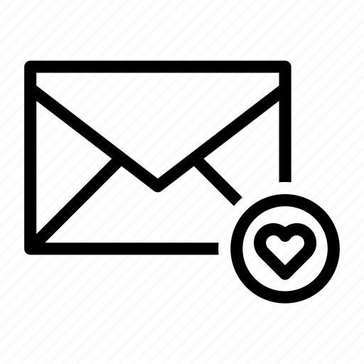 Email, envelope, favorite, heart, send icon - Download on Iconfinder