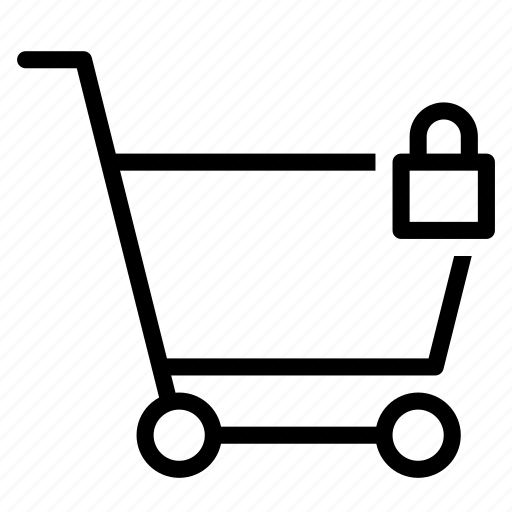 Buy, cart, lock, secure, shopping, trolley icon - Download on Iconfinder