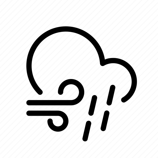 Cloud, forecast, rain, shower, weather icon - Download on Iconfinder