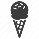 cone, dessert, ice cream