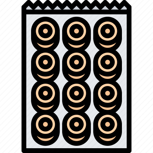 Bagel, food, lunch, package, snack, snacks icon - Download on Iconfinder