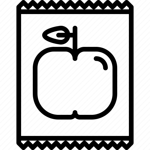 Apple, food, lunch, package, snack, snacks icon - Download on Iconfinder