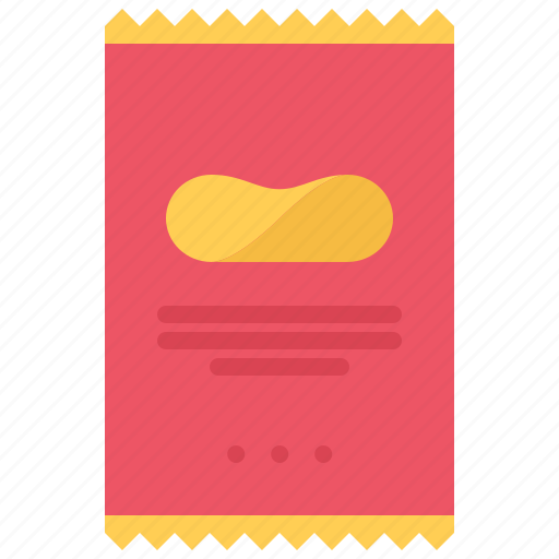 Chips, food, lunch, package, potato, snack, snacks icon - Download on Iconfinder