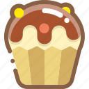 cake, cupcake, food, snack