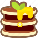 food, pancake, snack, syrup