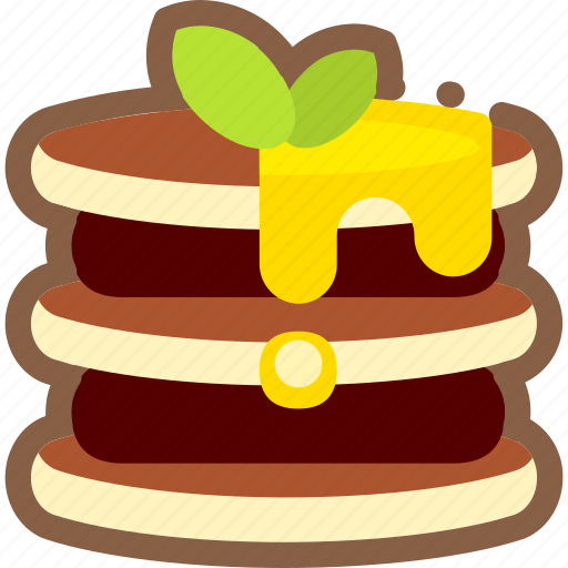 Food, pancake, snack, syrup icon - Download on Iconfinder