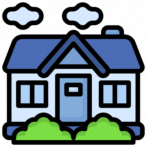 House, architecture, and, city, residential, winter icon - Download on Iconfinder