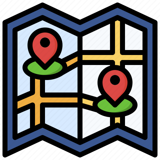 Map, maps, and, location, pointer, placeholder icon - Download on Iconfinder