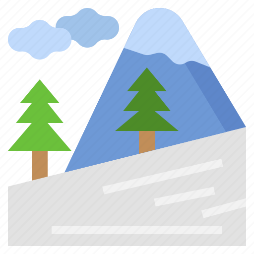 Slalom, mountain, skiing, snow, sports, competition, winter icon - Download on Iconfinder