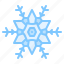 snowflake, snow, winter, nature, christmas 