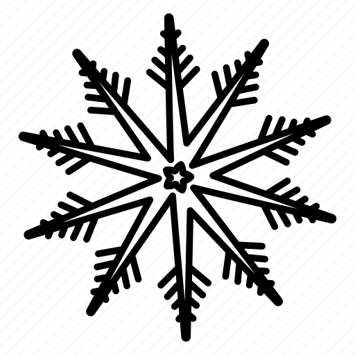 Snowflake, crystal flake, ice flake, flake ornament, christmas flake icon - Download on Iconfinder