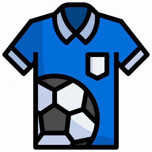 Football, shirt, sports, competition, garment, soccer, fashion icon - Download on Iconfinder