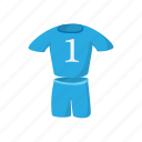 cartoon, soccer, sport, jersey, kit, shirt, uniform