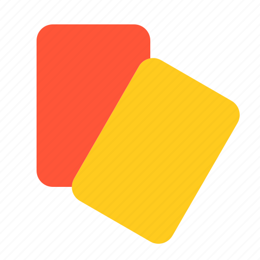 Card, red card, soccer, yellow card icon - Download on Iconfinder
