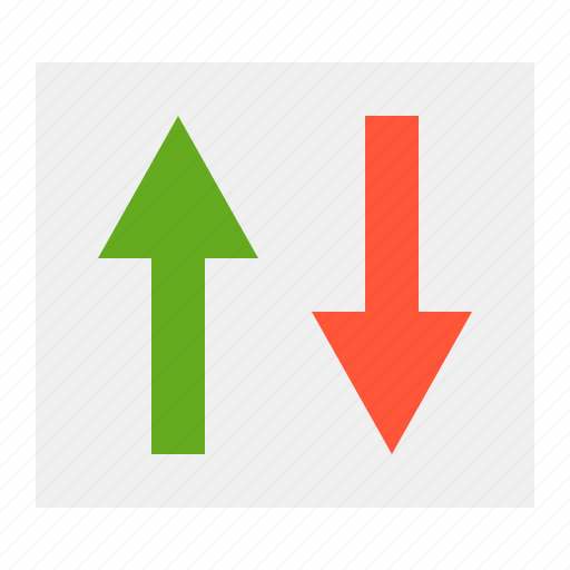 Arrow, down, in, out, soccer, transfer, change icon - Download on Iconfinder