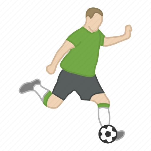 Football, player, soccer, sport, ball, futball, fussball icon - Download on Iconfinder