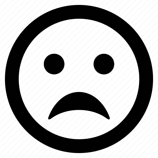 Depressed, emoticon, face, sad, unhappy icon - Download on Iconfinder