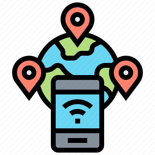 Application, location, network, smartphone, social icon - Download on Iconfinder