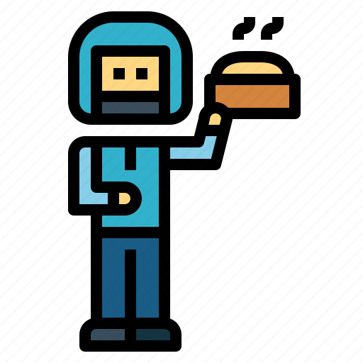 Delivery, express, food, man icon - Download on Iconfinder