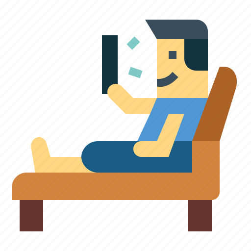 Armchair, relax, sofa, watching icon - Download on Iconfinder