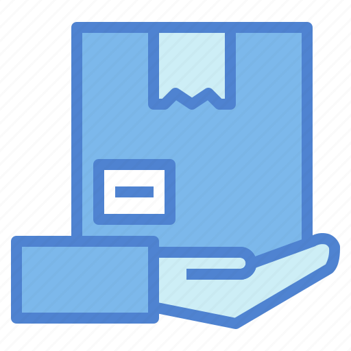 Box, delivery, express, hand icon - Download on Iconfinder