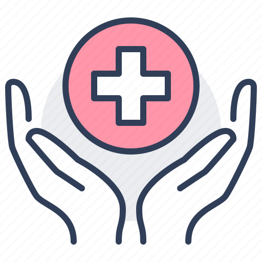 Hand, cross, care, medicare, volunteer, health icon - Download on Iconfinder