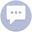 chat, bubble, comment, message