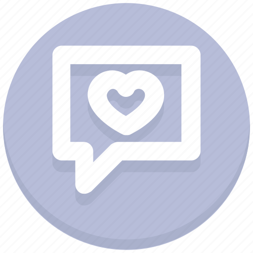Chat, heart, like, love, message, social media icon - Download on Iconfinder