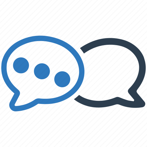 Chat, communication, conversation, dialogue, help desk, message bubbles, online support icon - Download on Iconfinder