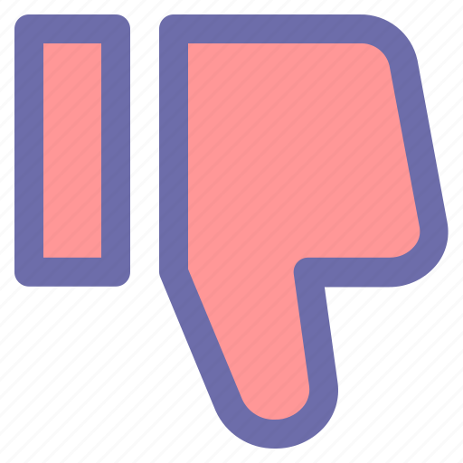 Dislike, down, hand, like, thumb icon - Download on Iconfinder