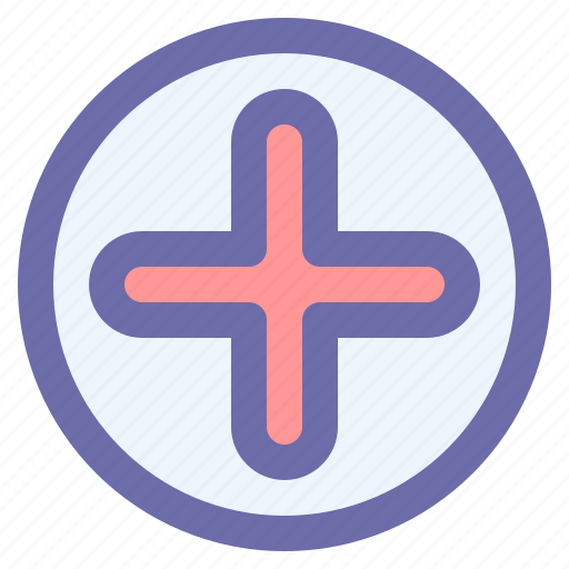 Cross, plus, positive, shape, web icon - Download on Iconfinder