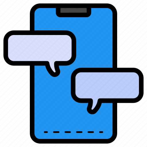Chat, smartphone, communication icon - Download on Iconfinder