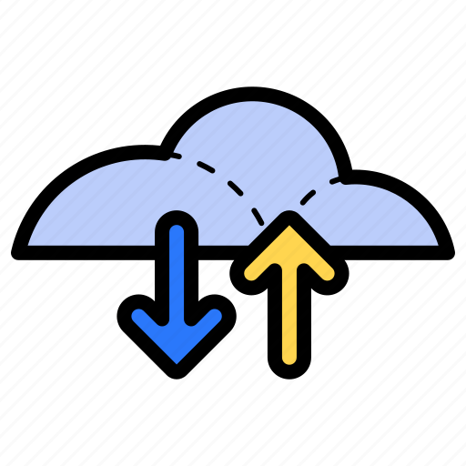 Cloud, server, arrows icon - Download on Iconfinder