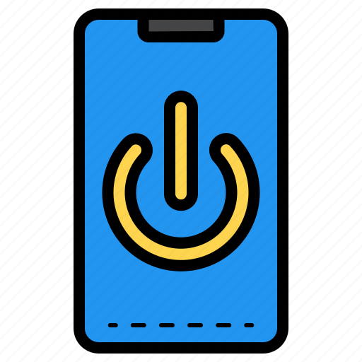Phone, power button, smartphone icon - Download on Iconfinder