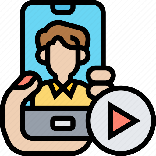 Vlog, video, streaming, blogger, influencer icon - Download on Iconfinder