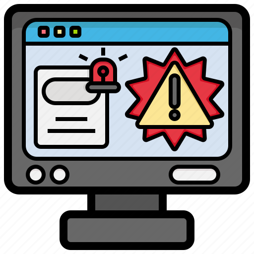 Warning, seo, and, web, alert, signal, marketing icon - Download on Iconfinder