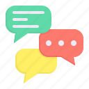 chat, dialogue, conversation, communications, speech, bubble