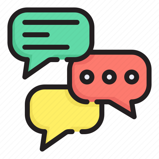 Chat, dialogue, conversation, communications, speech bubble icon - Download on Iconfinder