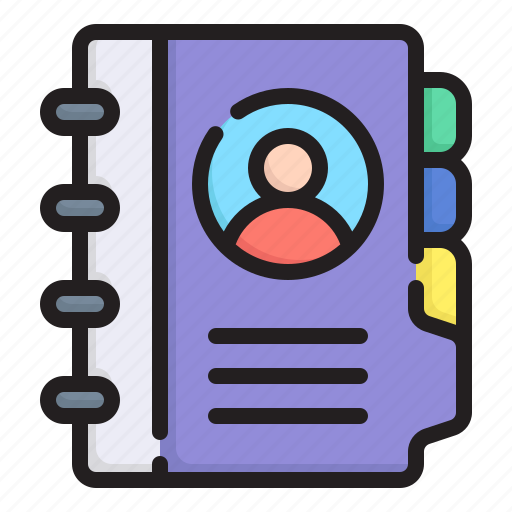 Contact, agenda, book, communications icon - Download on Iconfinder