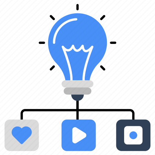 Creative network, creative connection, idea network, bright idea, innovation icon - Download on Iconfinder