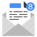email, unread mail, correspondence, letter, envelope