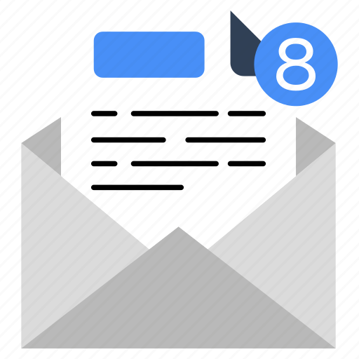 Email, unread mail, correspondence, letter, envelope icon - Download on Iconfinder