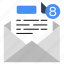 email, unread mail, correspondence, letter, envelope 