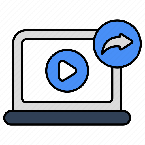 Online video, video streaming, play video, live video icon - Download on Iconfinder