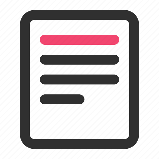 List, paper, document, check, checklist, file icon - Download on Iconfinder