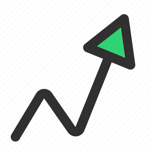 Trending, up, hot, growth, arrow, graph icon - Download on Iconfinder