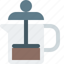 coffee, plunger, food, restaurant, cafe, hot, cup, fruit, drink
