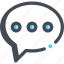 chat, messenger, message, conversation, chat bubble 