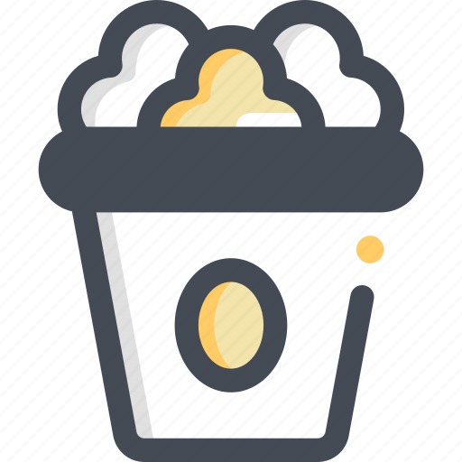 Popcorn, movies, cinema, film, snack icon - Download on Iconfinder