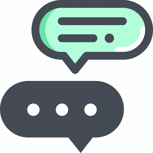 Chat, talk, conversation, message, speech bubble icon - Download on Iconfinder